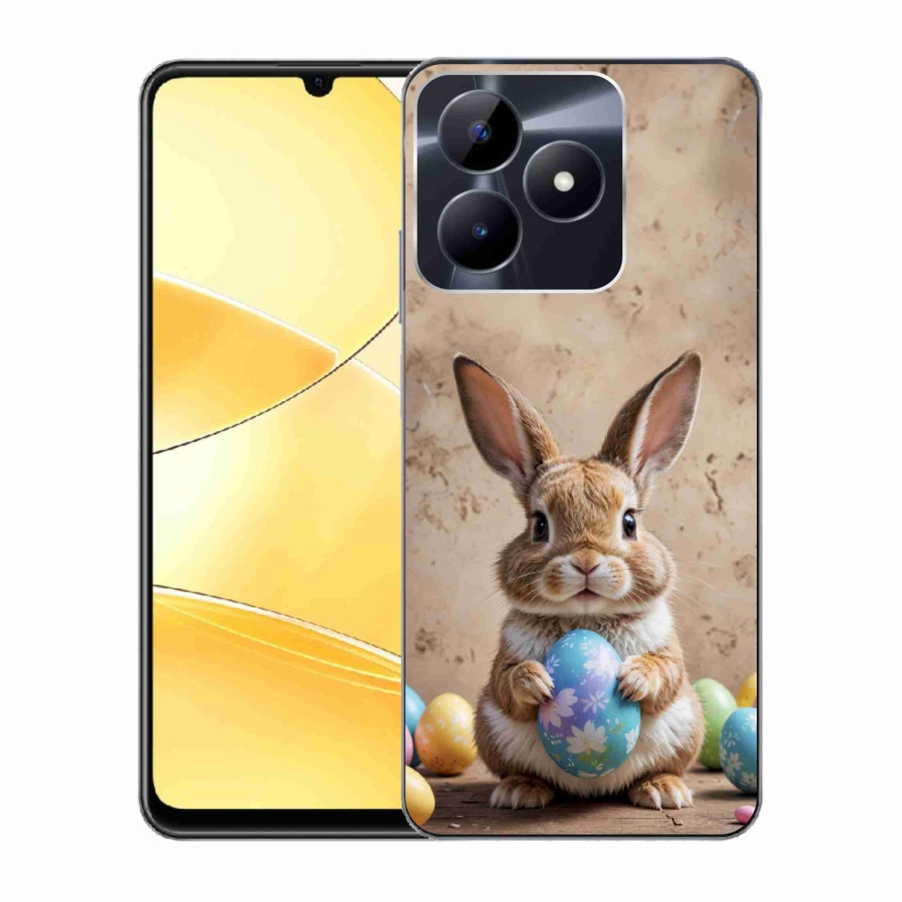 Gélový kryt mmCase na Realme C51/C53 - veľkonočný zajačik