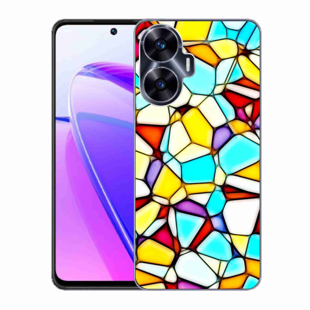 Gélový kryt mmCase na Realme C55 - abstraktný motív 40