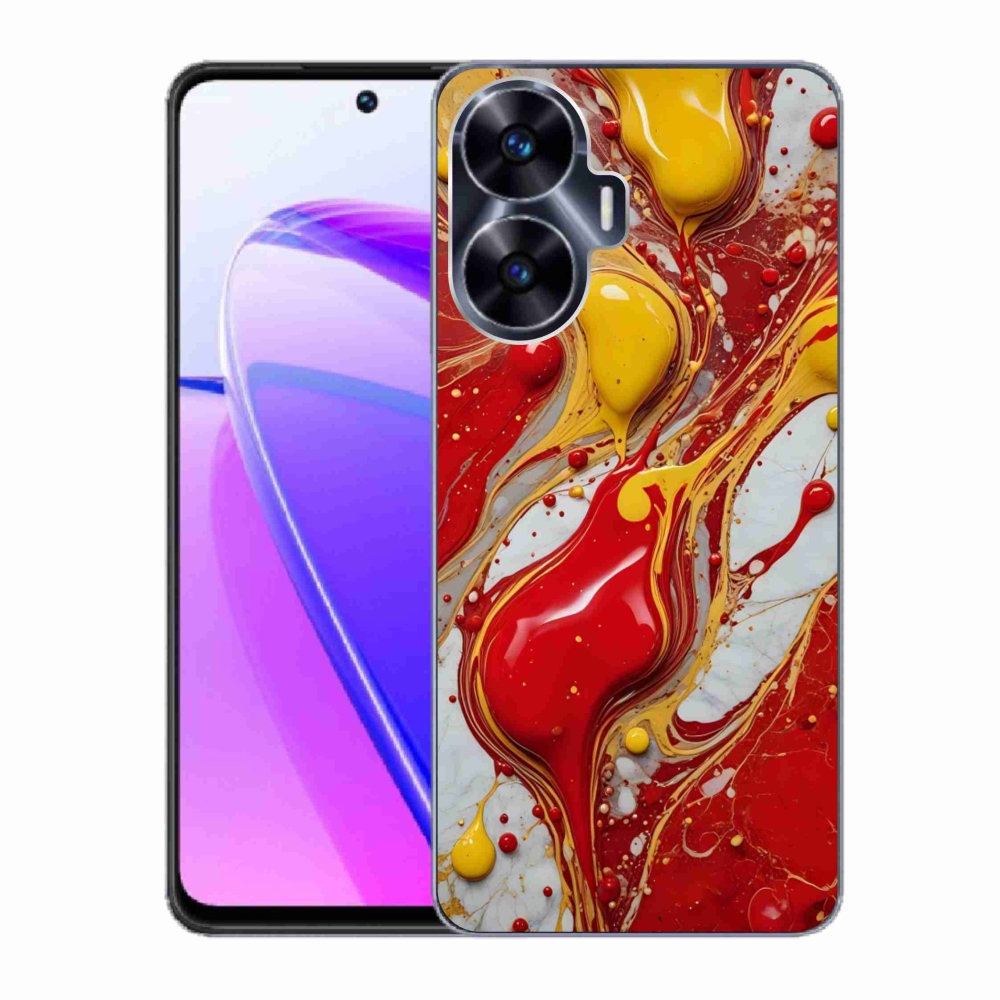 Gélový kryt mmCase na Realme C55 - abstraktný motív 42