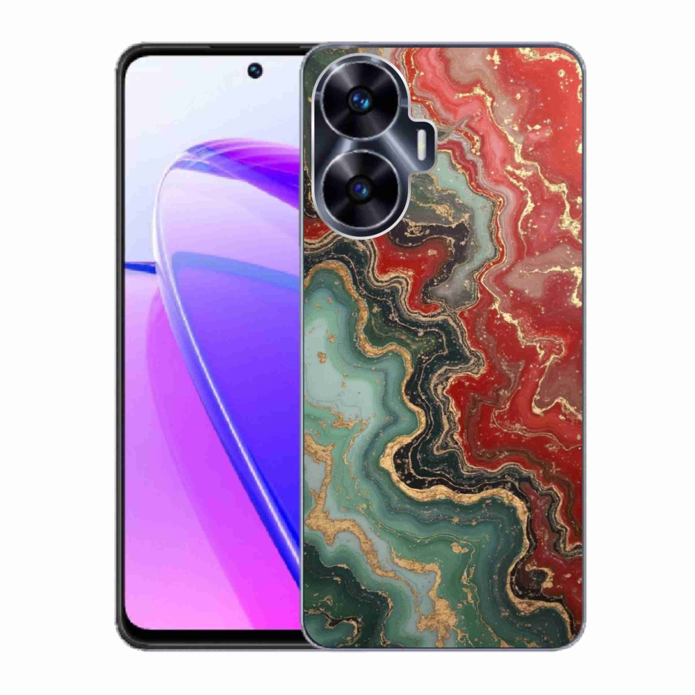 Gélový kryt mmCase na Realme C55 - abstraktný motív 55