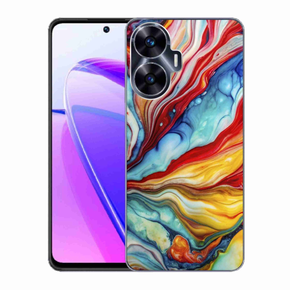 Gélový kryt mmCase na Realme C55 - abstraktný motív 58