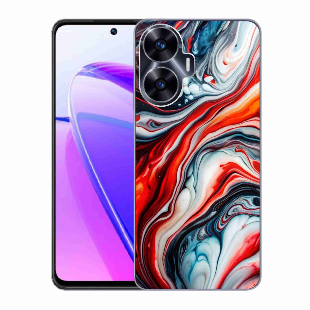 Gélový kryt mmCase na Realme C55 - abstraktný motív 63