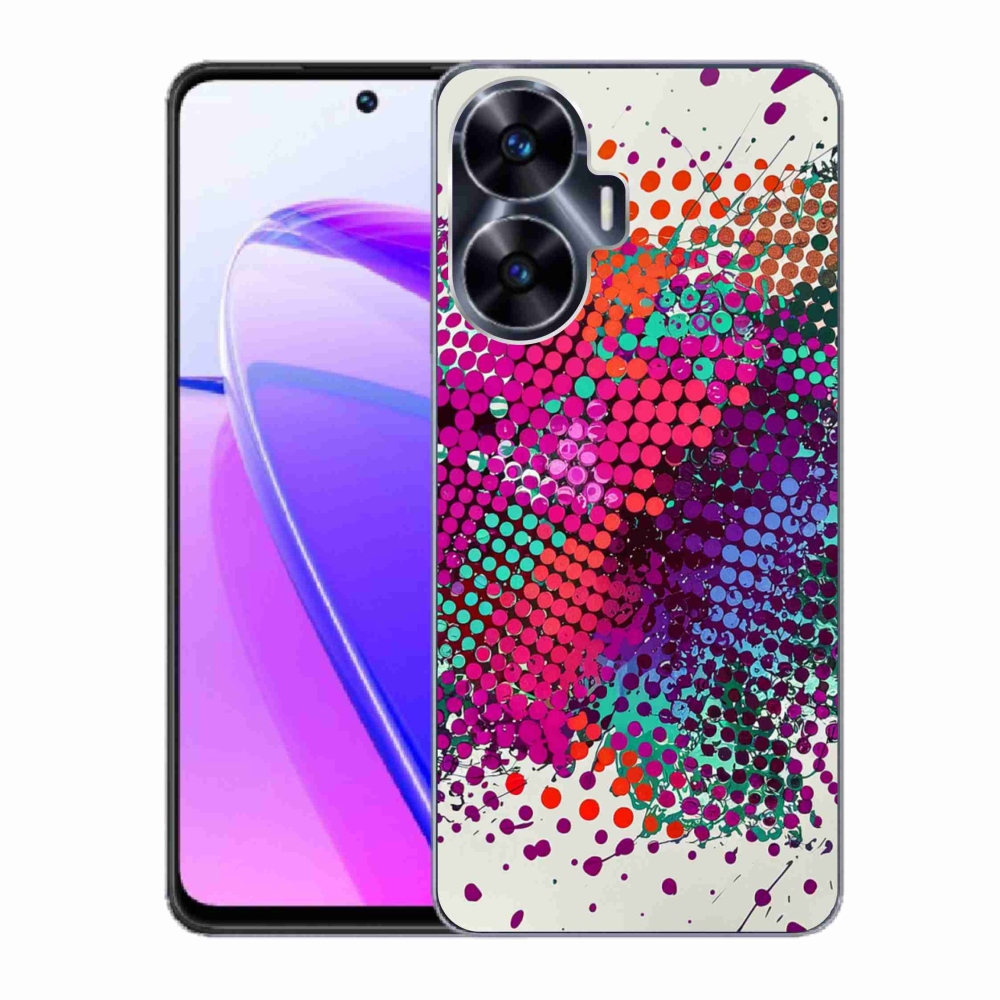 Gélový kryt mmCase na Realme C55 - abstraktný motív 65