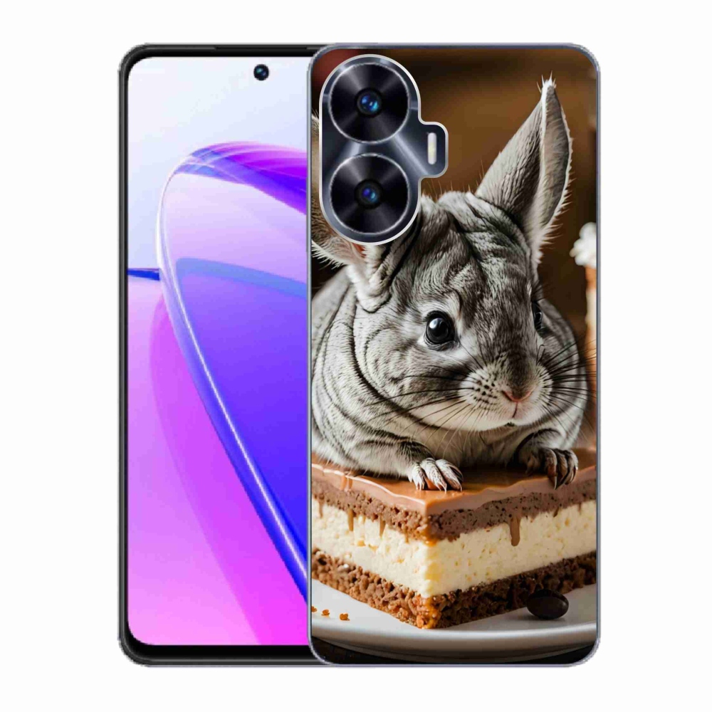 Gélový kryt mmCase na Realme C55 - činčila
