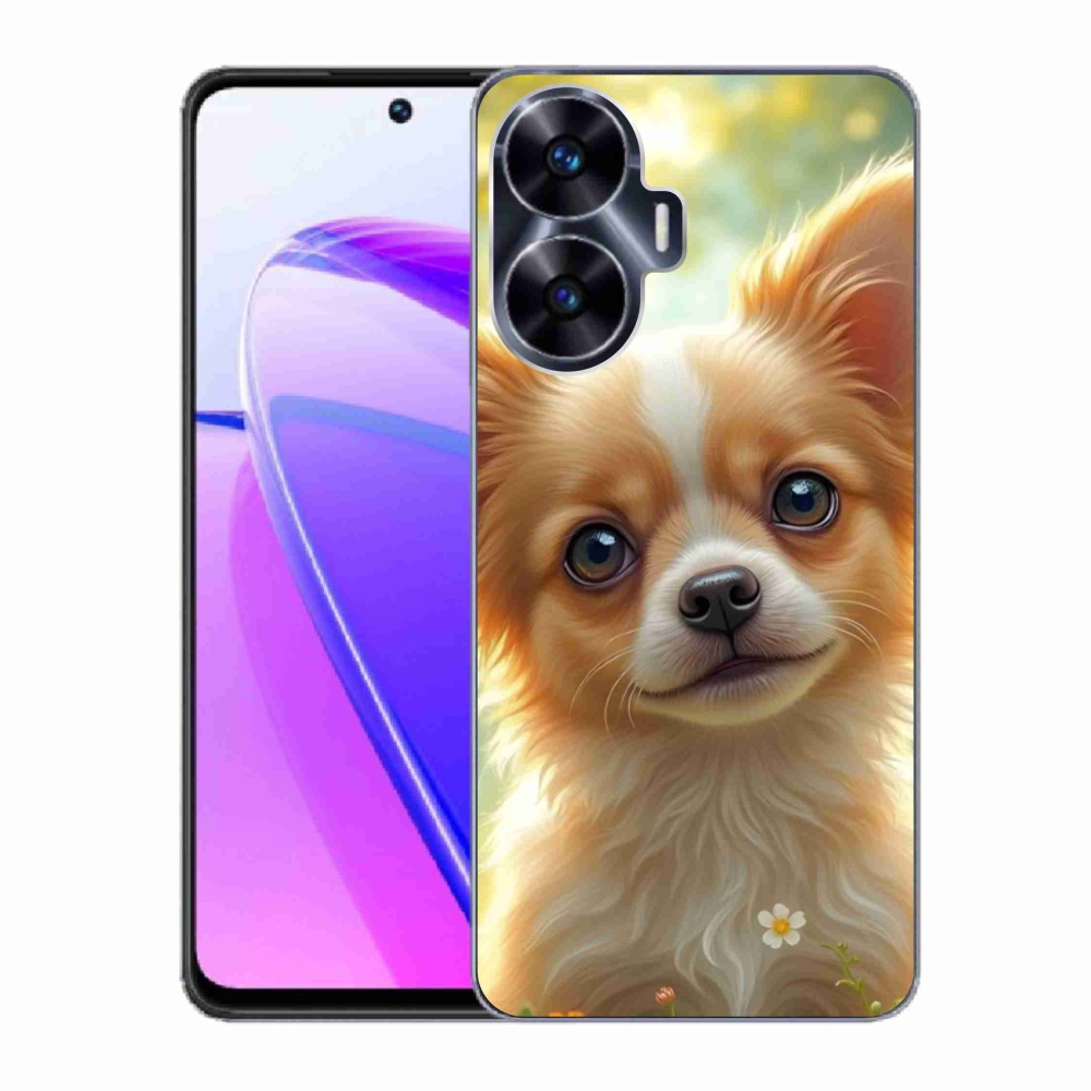 Gélový kryt mmCase na Realme C55 - čivava 5