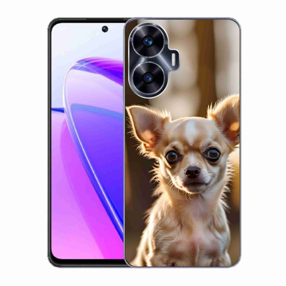 Gélový kryt mmCase na Realme C55 - čivava 6