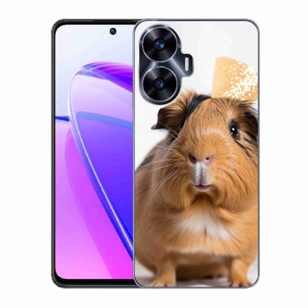 Gélový kryt mmCase na Realme C55 - hnedé morča