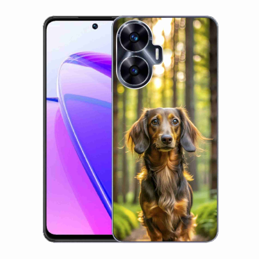 Gélový kryt mmCase na Realme C55 - jazvečík 4