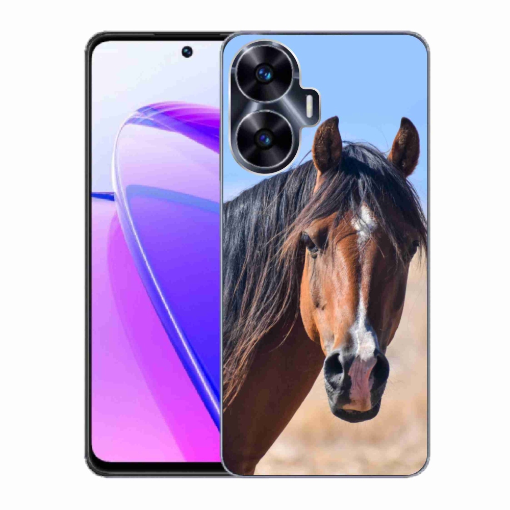 Gélový kryt mmCase na Realme C55 - pokojný kôň