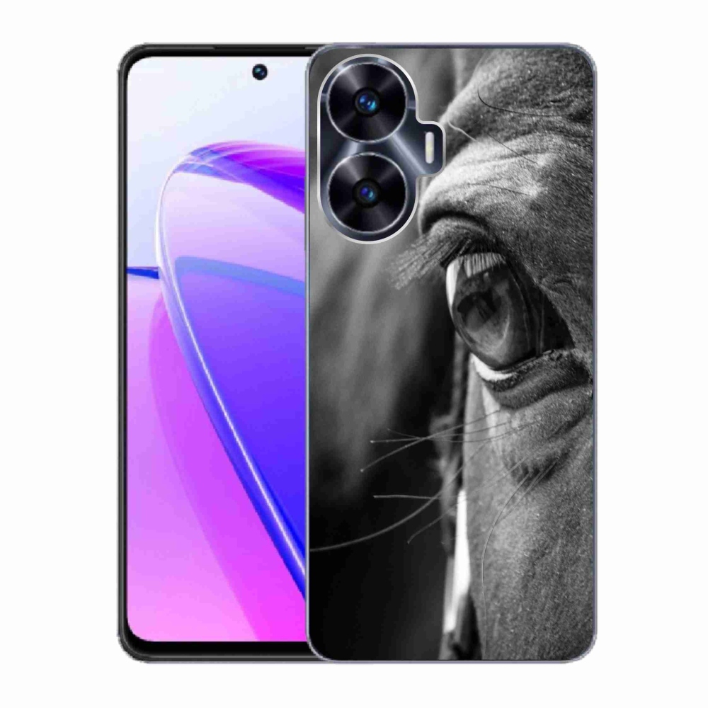 Gélový kryt mmCase na Realme C55 - konský pohľad
