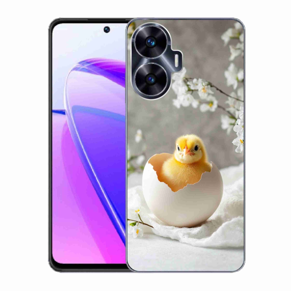 Gélový kryt mmCase na Realme C55 - kuriatko