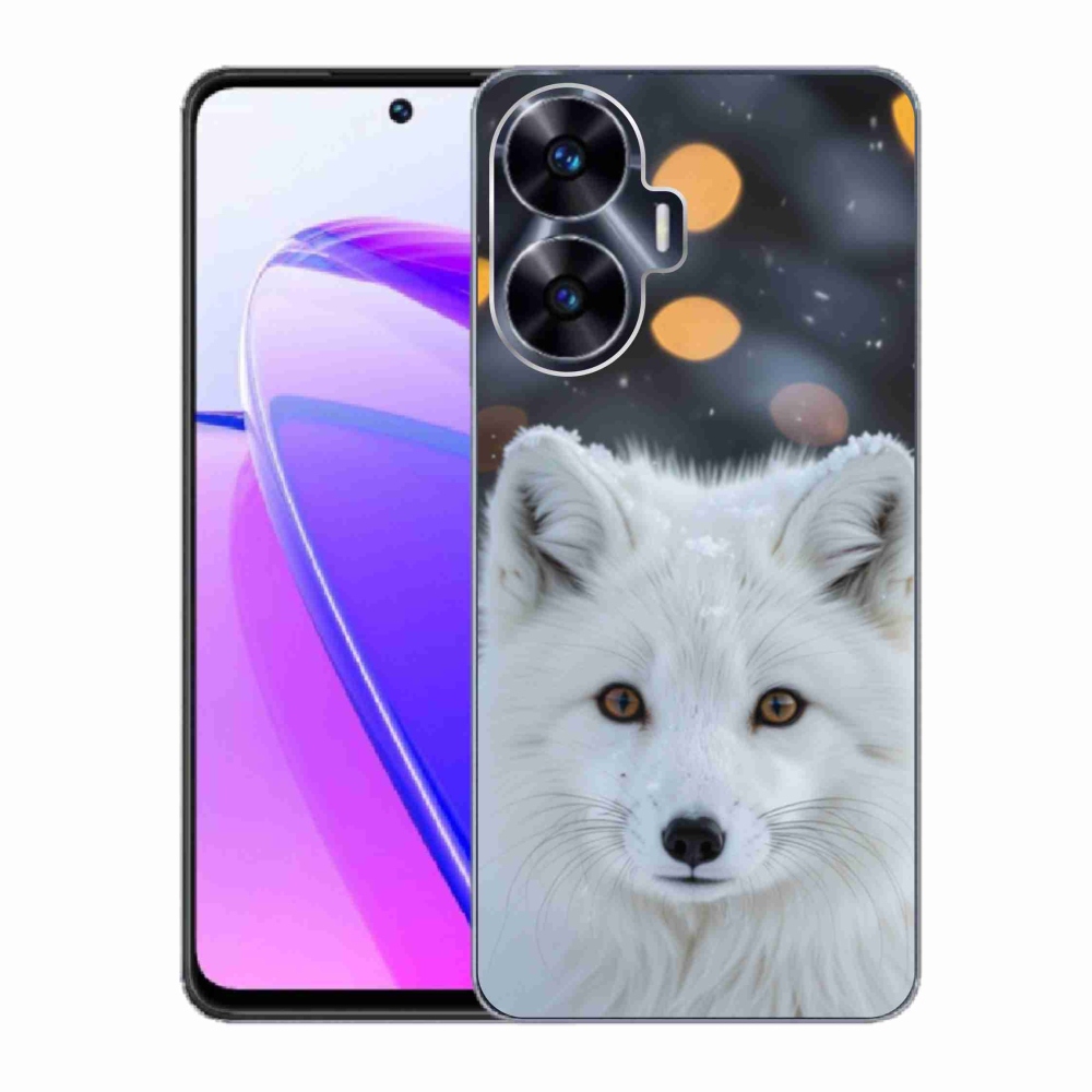 Gélový kryt mmCase na Realme C55 - líška polárna
