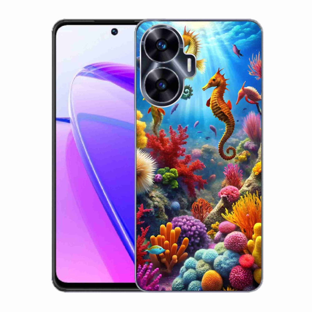 Gélový kryt mmCase na Realme C55 - morský svet 3