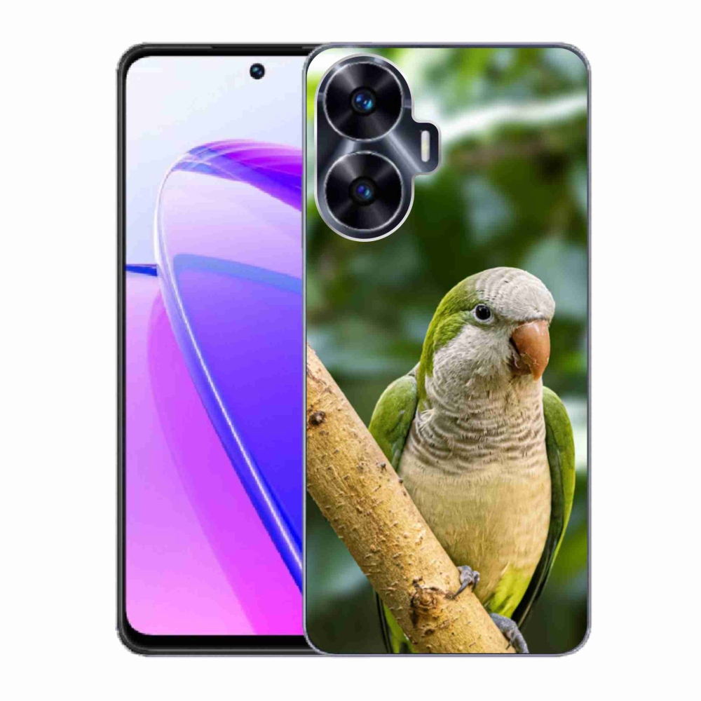 Gélový kryt mmCase na Realme C55 - papagáj mníšok