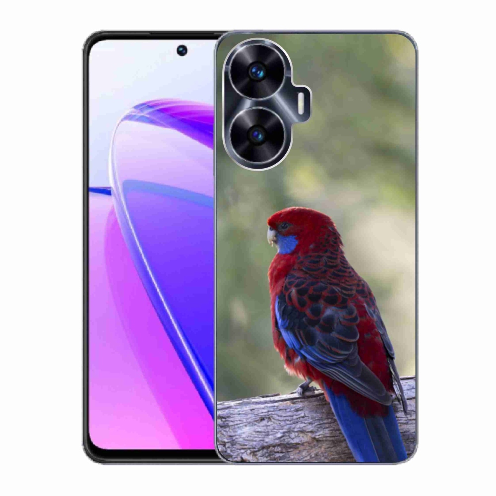 Gélový kryt mmCase na Realme C55 - papagáj rosela