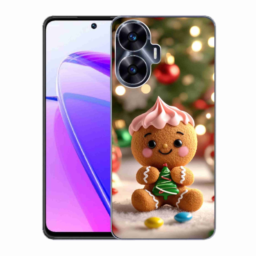 Gélový kryt mmCase na Realme C55 - perníček