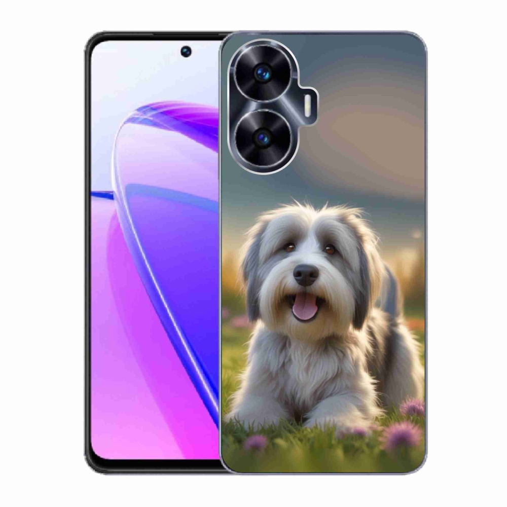 Gélový kryt mmCase na Realme C55 - roztomilý havanský psík