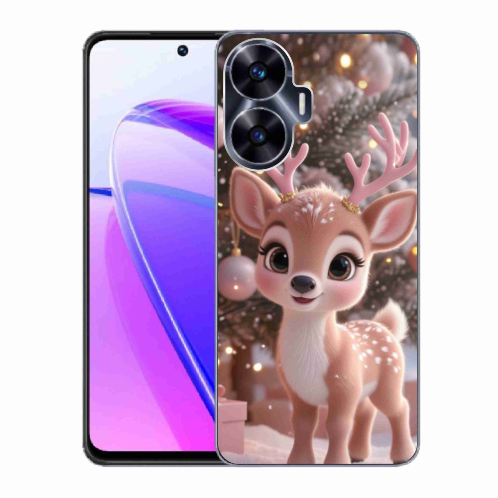 Gélový kryt mmCase na Realme C55 - roztomilý sob
