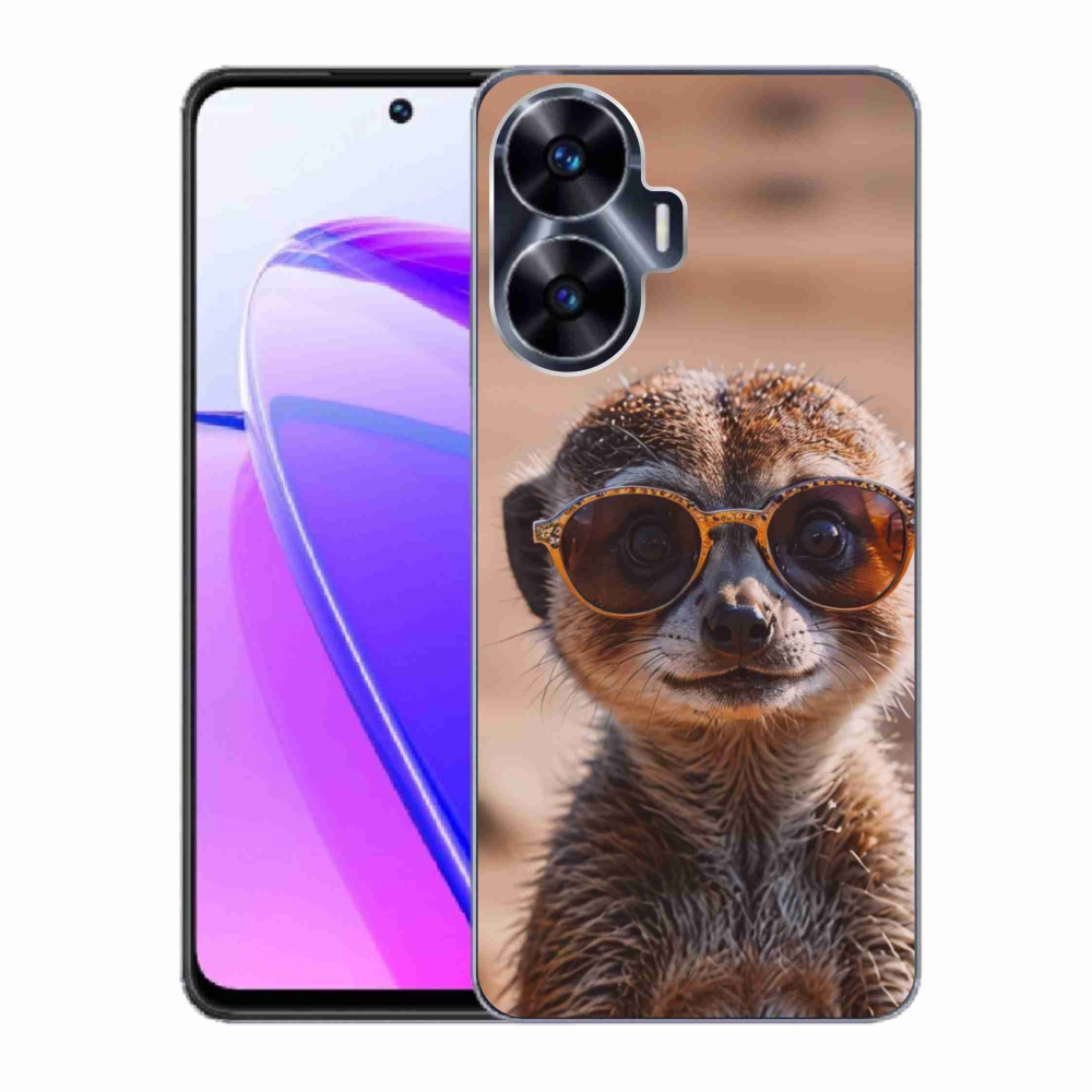 Gélový kryt mmCase na Realme C55 - štýlová surikata
