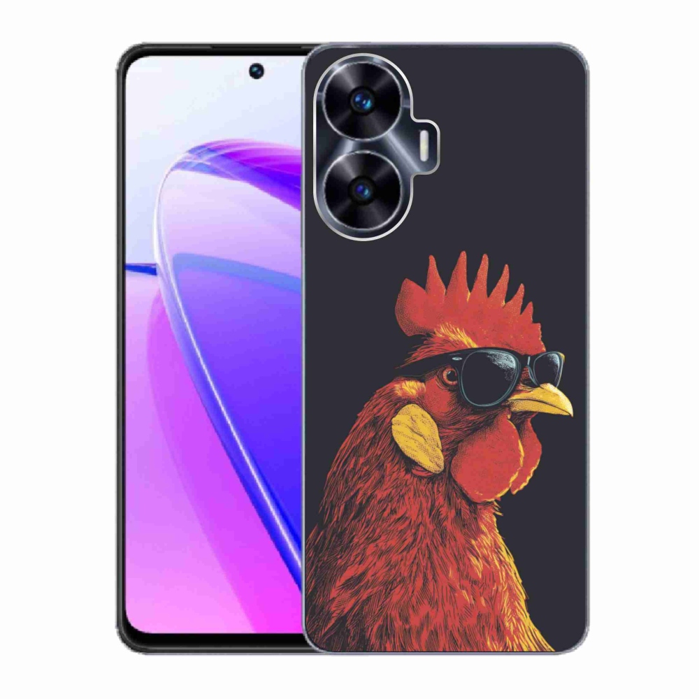 Gélový kryt mmCase na Realme C55 - štýlový kohút