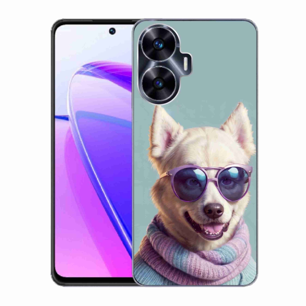 Gélový kryt mmCase na Realme C55 - štýlový nemecký špic