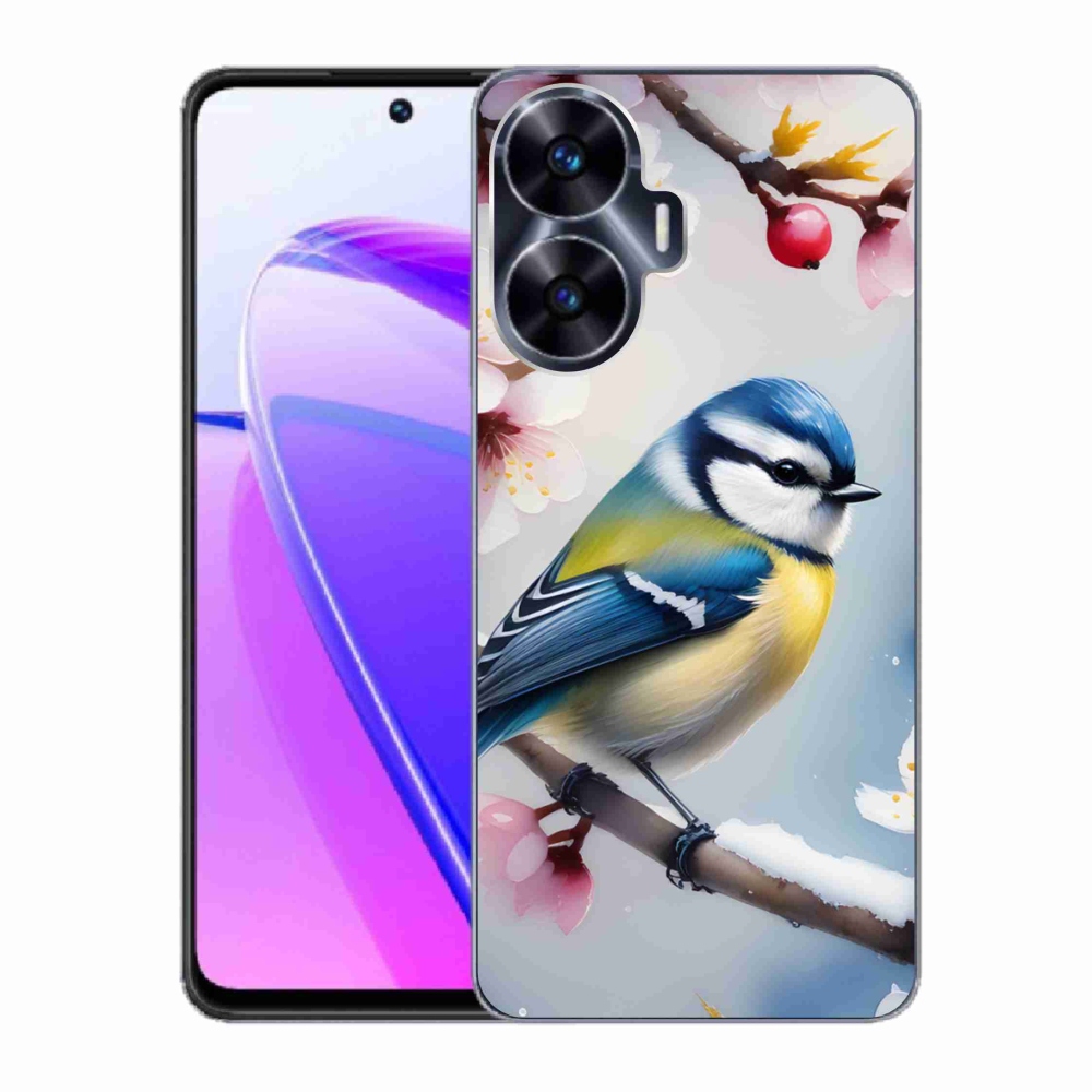 Gélový kryt mmCase na Realme C55 - sýkorka