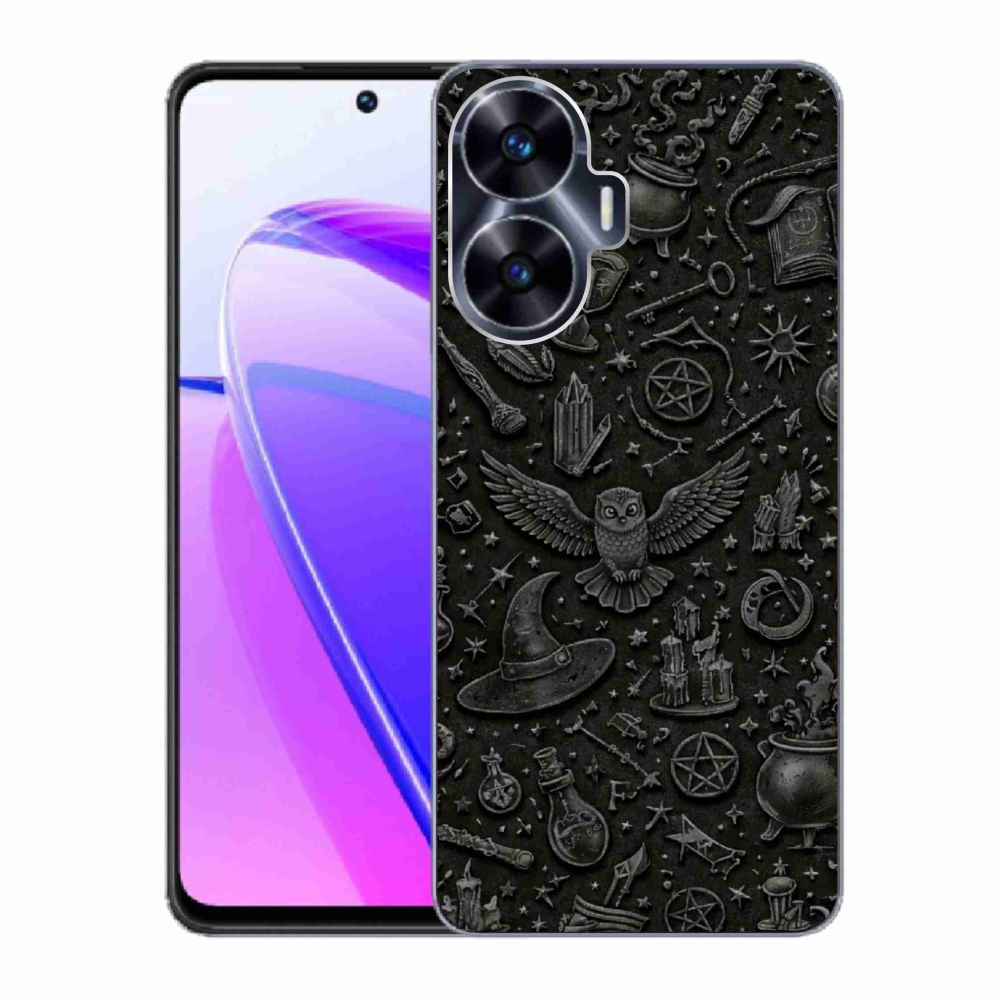Gélový kryt mmCase na Realme C55 - tmavý magický svet