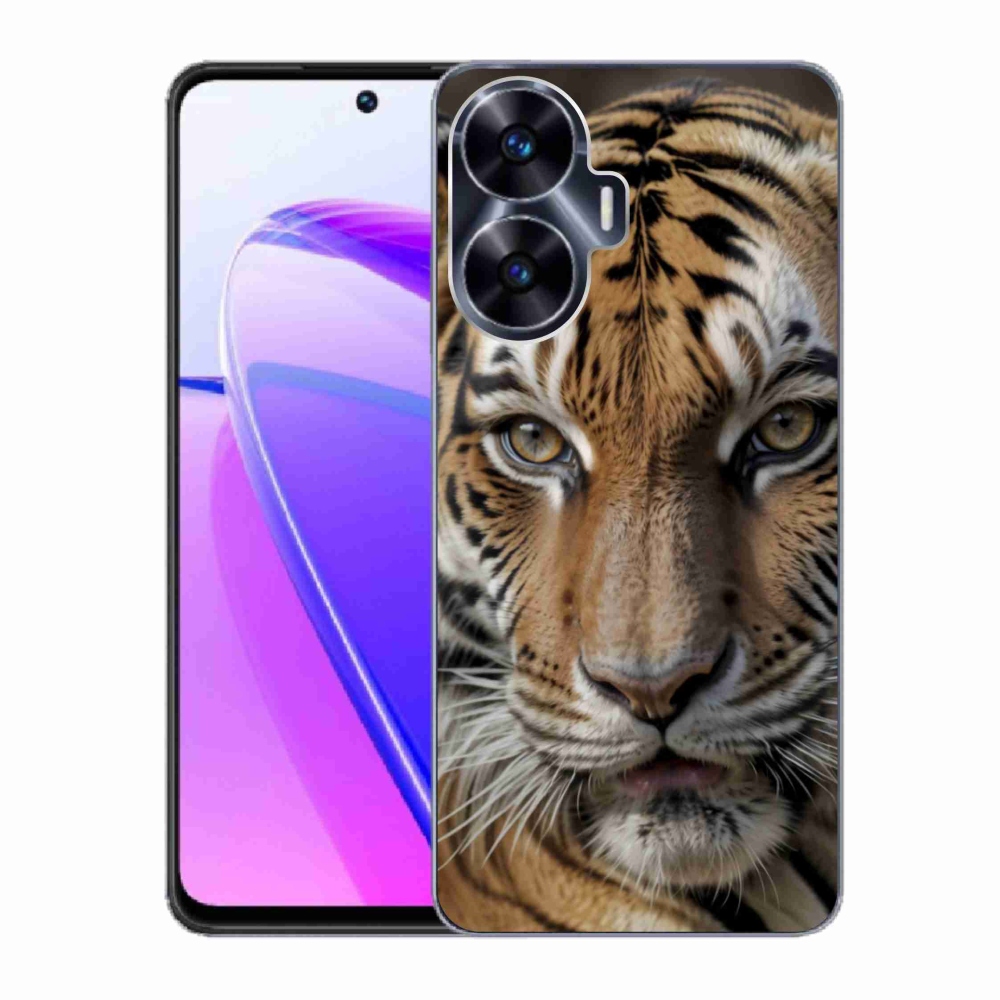 Gélový kryt mmCase na Realme C55 - tigrie pohľad