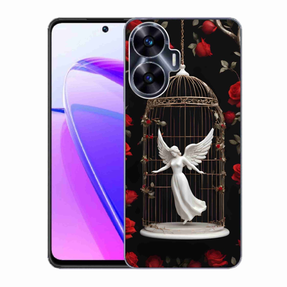 Gélový kryt mmCase na Realme C55 - uväznený anjel