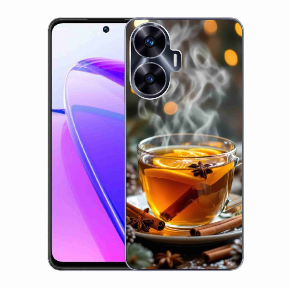 Gélový kryt mmCase na Realme C55 - vianočný punč