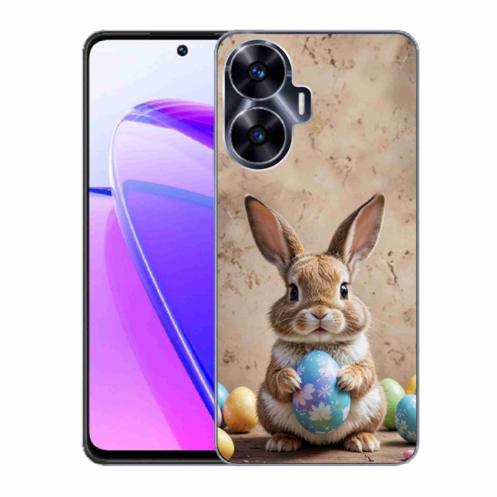 Gélový kryt mmCase na Realme C55 - veľkonočný zajačik