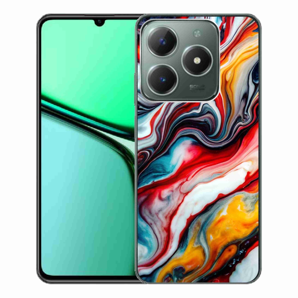 Gélový kryt mmCase na Realme C61 - abstraktný motív 35