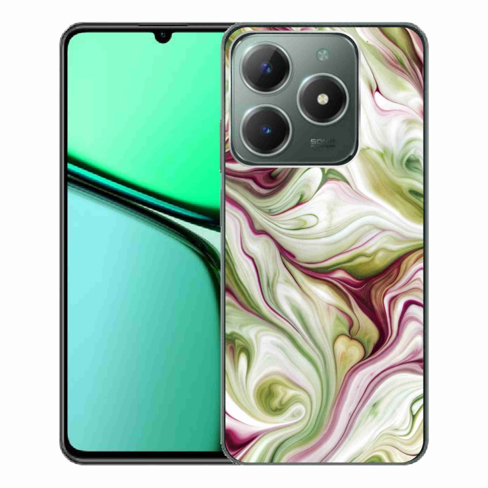 Gélový kryt mmCase na Realme C61 - abstraktný motív 36