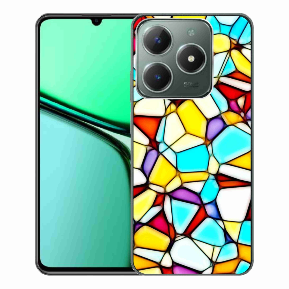 Gélový kryt mmCase na Realme C61 - abstraktný motív 40