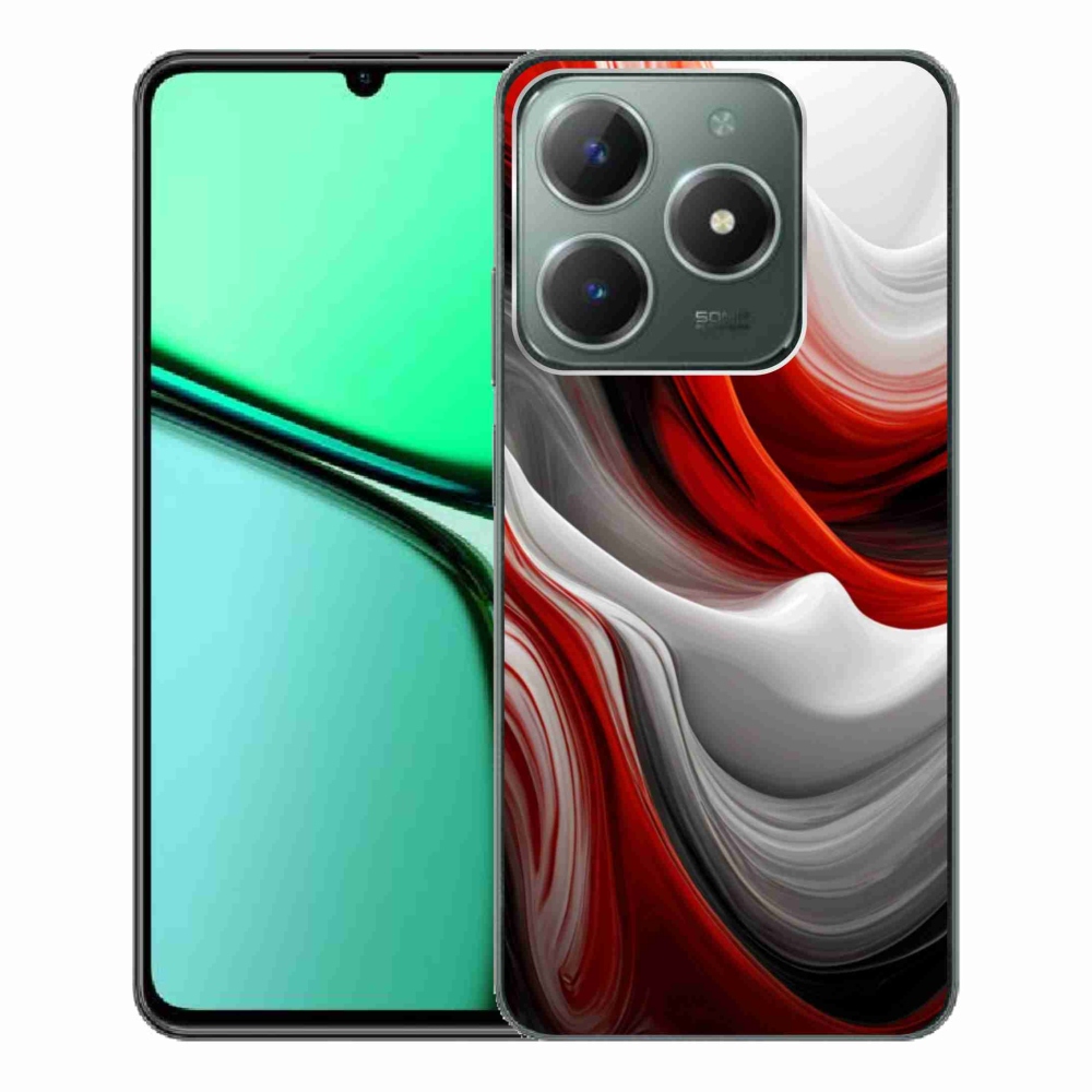Gélový kryt mmCase na Realme C61 - abstraktný motív 47