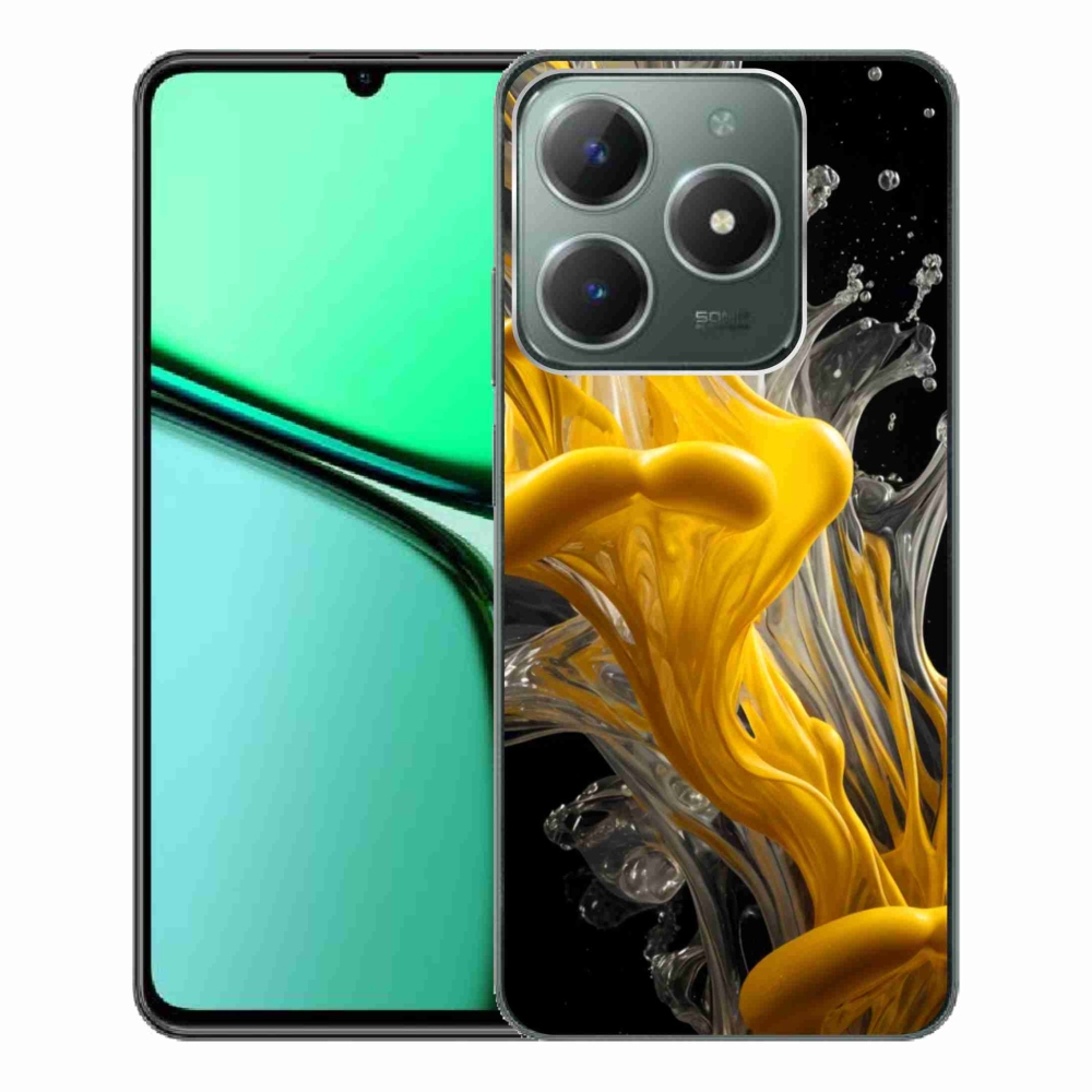 Gélový kryt mmCase na Realme C61 - abstraktný motív 48