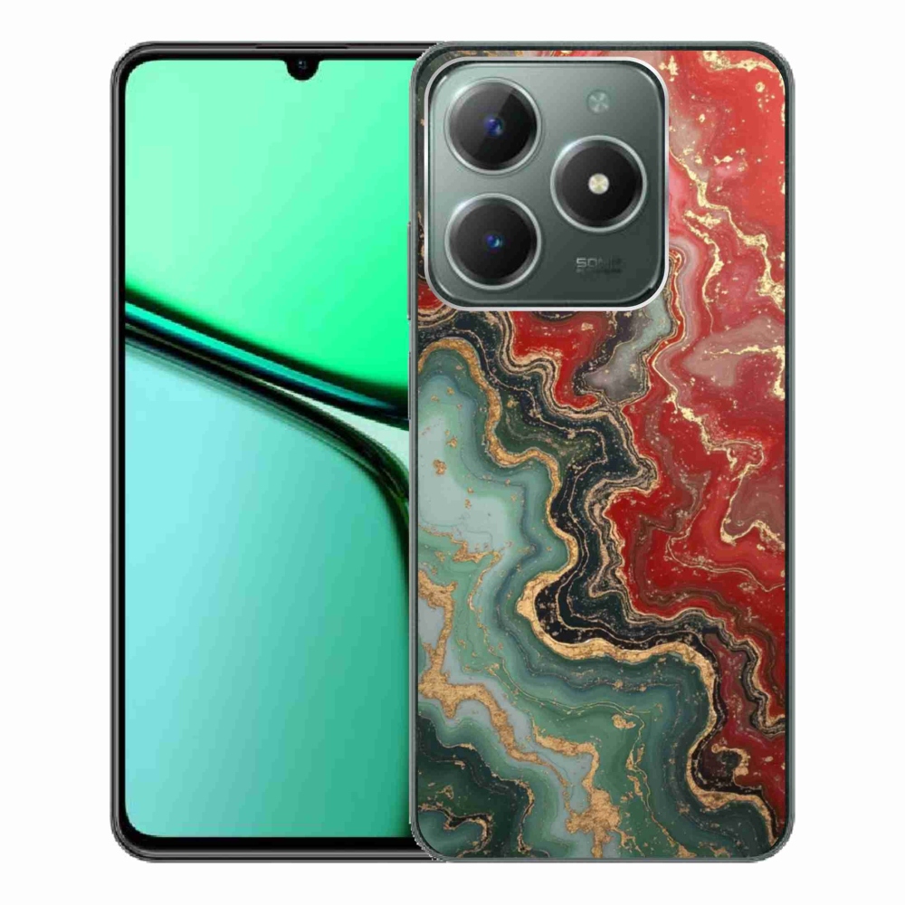 Gélový kryt mmCase na Realme C61 - abstraktný motív 55