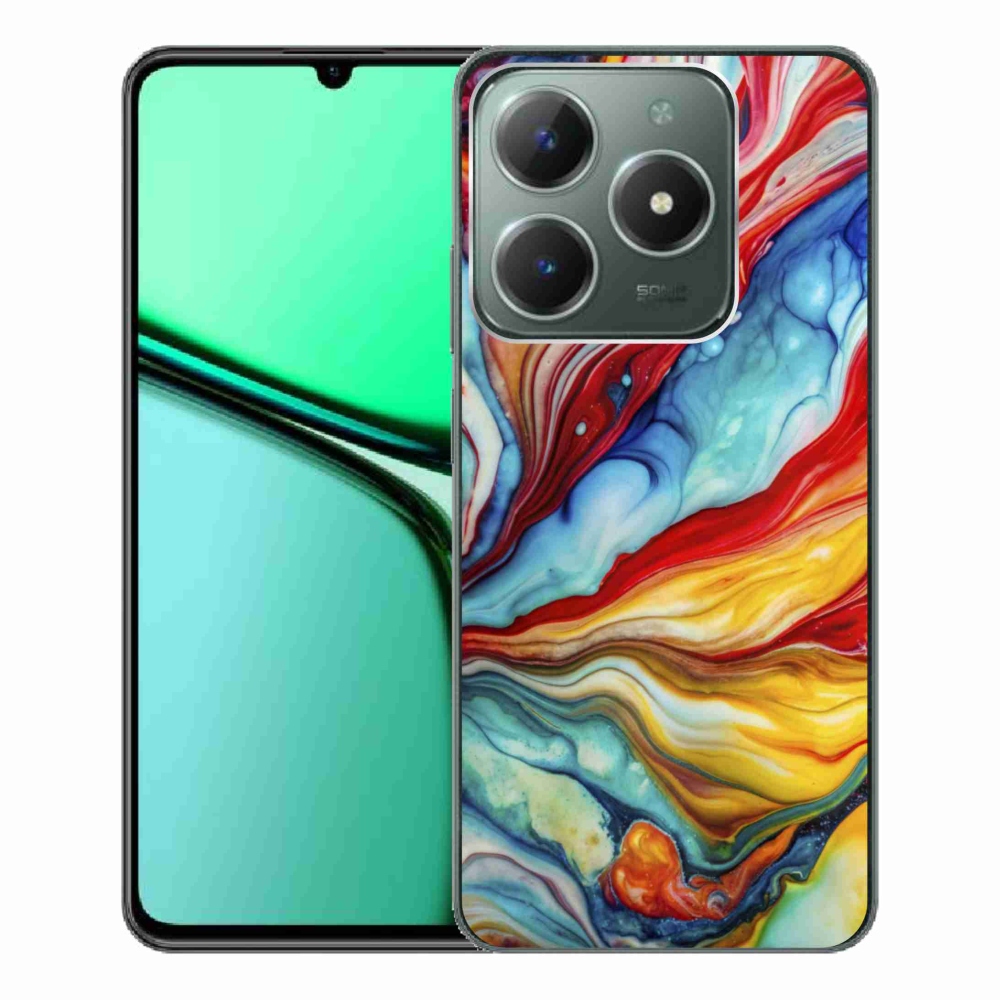 Gélový kryt mmCase na Realme C61 - abstraktný motív 58