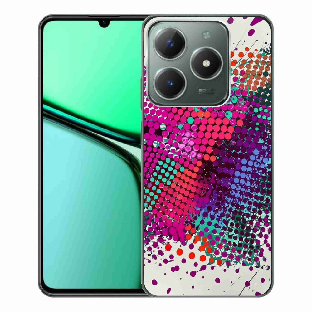 Gélový kryt mmCase na Realme C61 - abstraktný motív 65