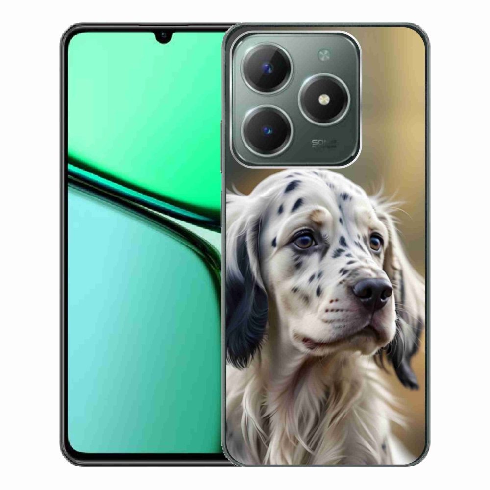 Gélový kryt mmCase na Realme C61 - anglický seter
