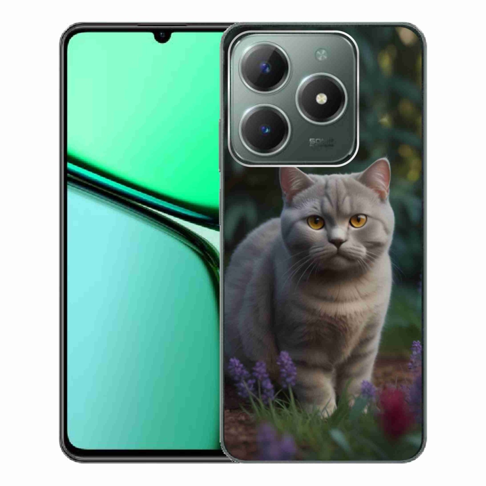 Gélový kryt mmCase na Realme C61 - britská mačka