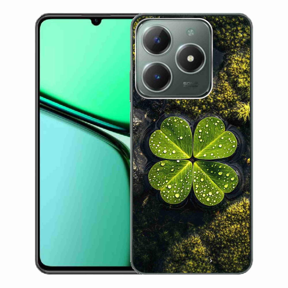 Gélový kryt mmCase na Realme C61 - štvorlístok
