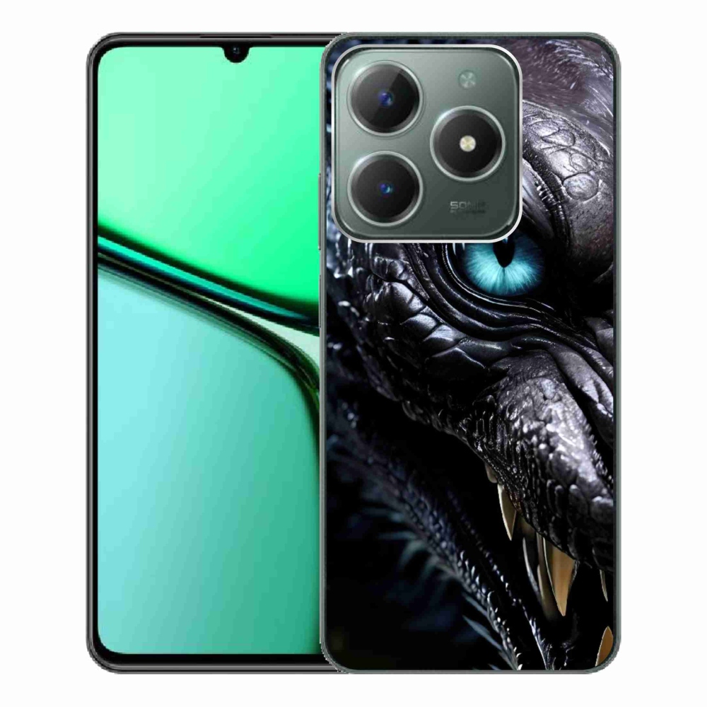 Gélový kryt mmCase na Realme C61 - dračí pohľad