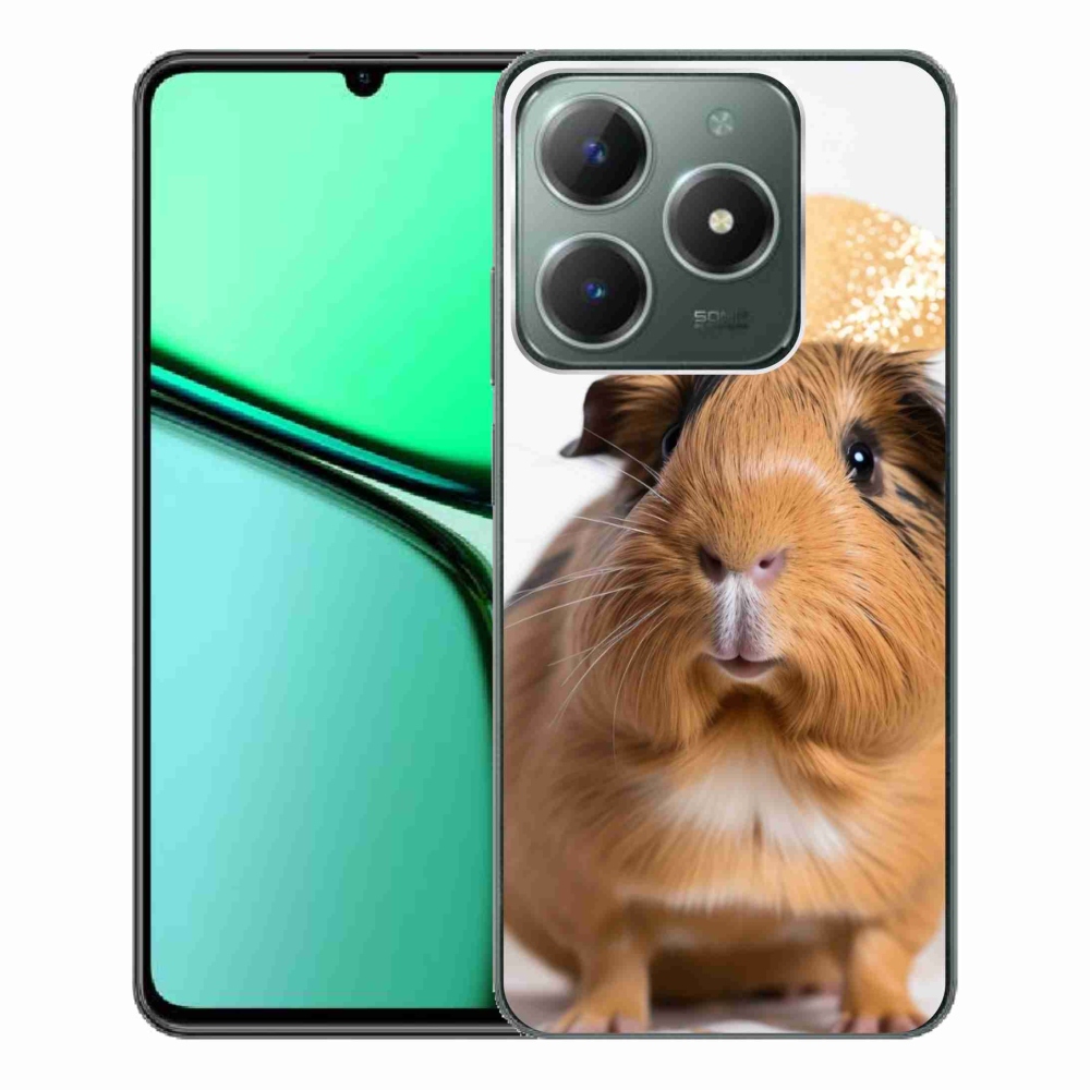 Gélový kryt mmCase na Realme C61 - hnedé morča