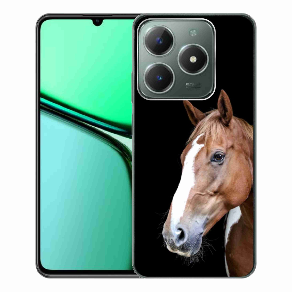 Gélový kryt mmCase na Realme C61 - hnedý kôň 3