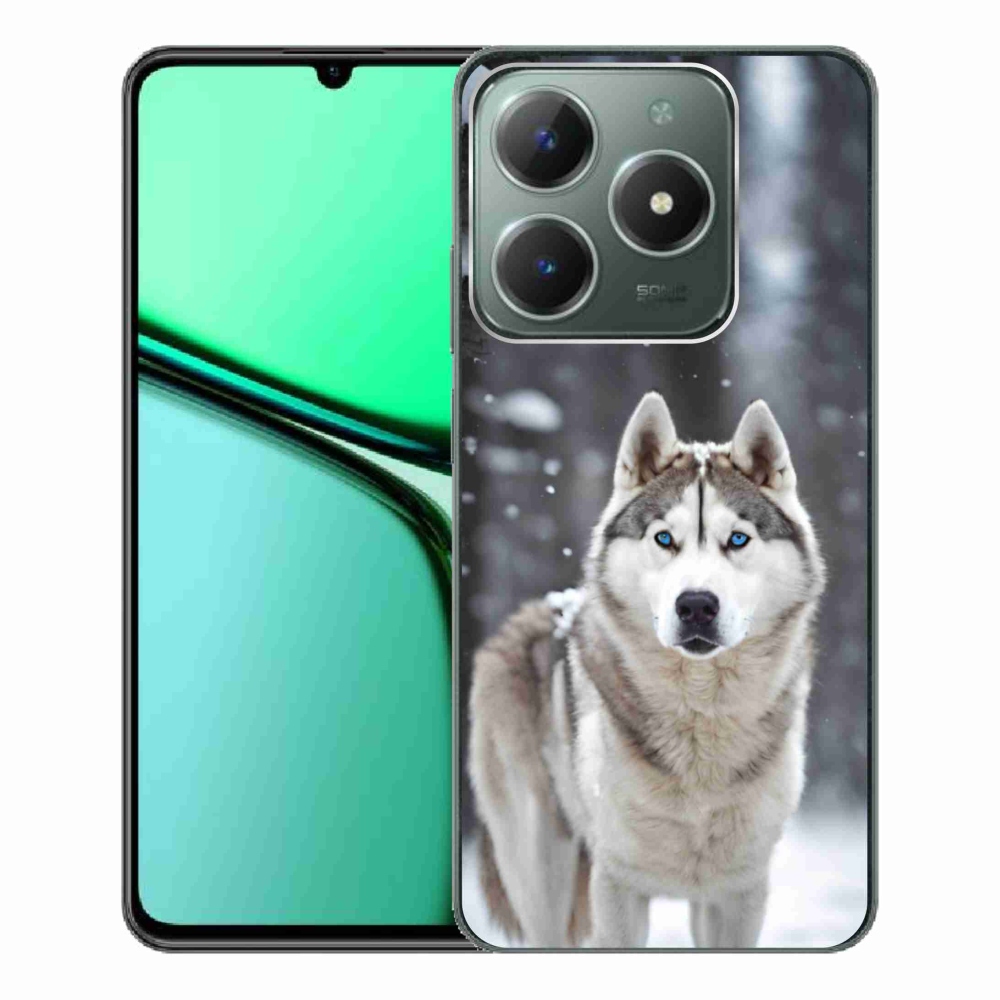 Gélový kryt mmCase na Realme C61 - husky 2