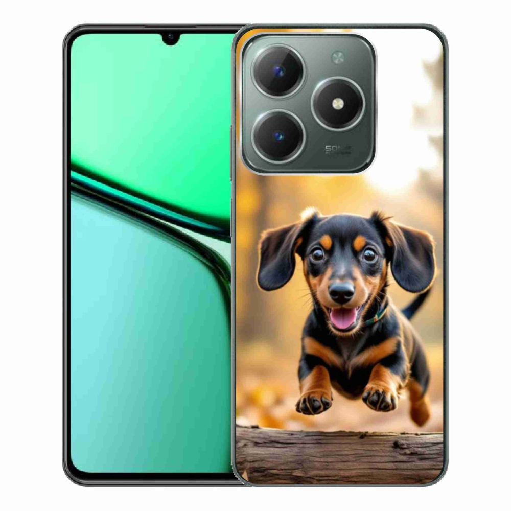Gélový kryt mmCase na Realme C61 - jazvečík 2