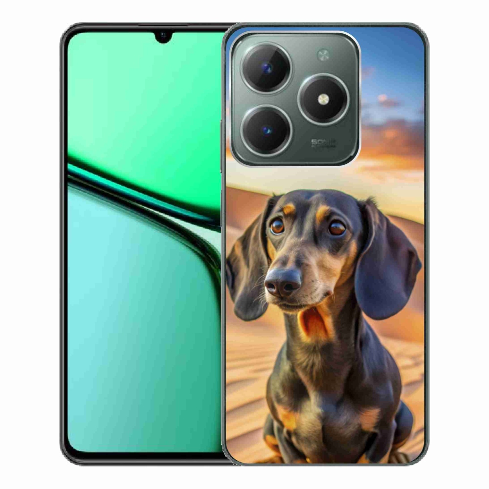 Gélový kryt mmCase na Realme C61 - jazvečík 3