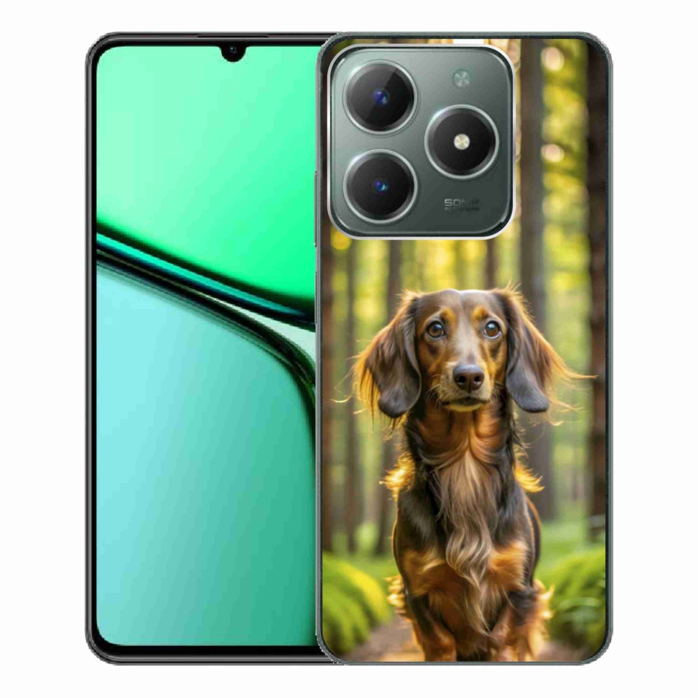 Gélový kryt mmCase na Realme C61 - jazvečík 4