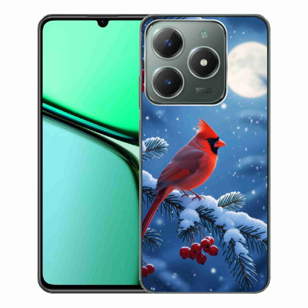 Gélový kryt mmCase na Realme C61 - kardinál červený